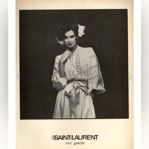 Yves Saint Laurent blouse size 40 vintage